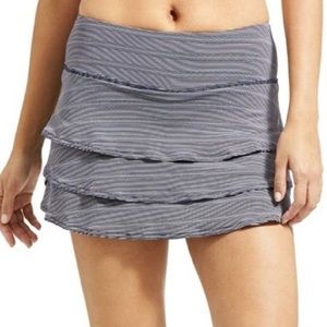 NWOT Athleta Swagger Skort, Sz XXS, Navy, White